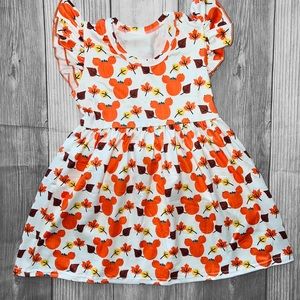 Mickey Minnie Pumpkin Dress Halloween Fall